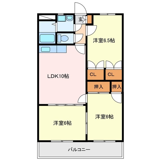 3階の間取り図