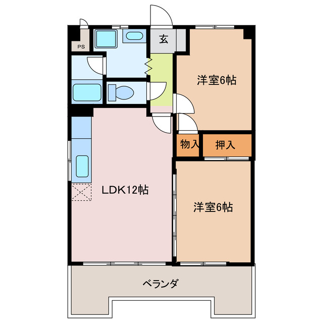 8階の間取り図