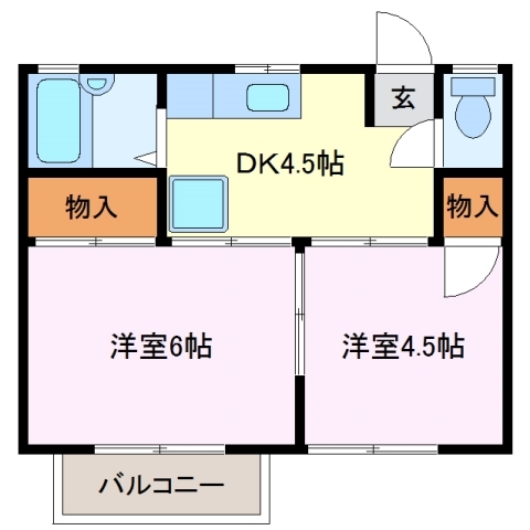 1階の間取り図
