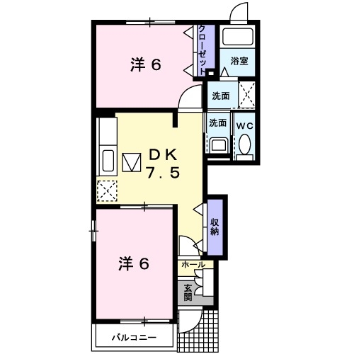 1階の間取り図