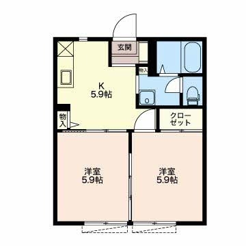 1階の間取り図