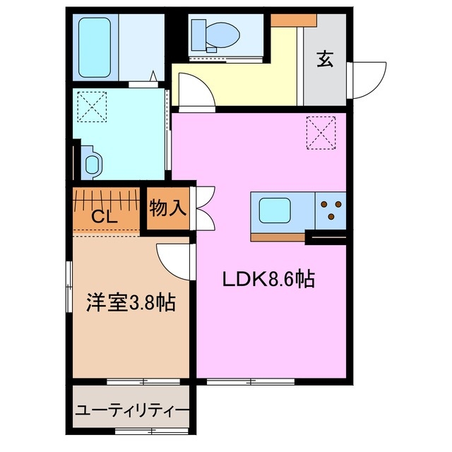 1階の間取り図