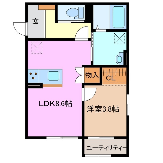 1階の間取り図