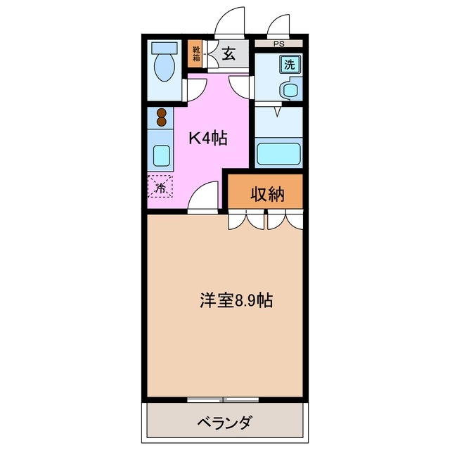 1階の間取り図