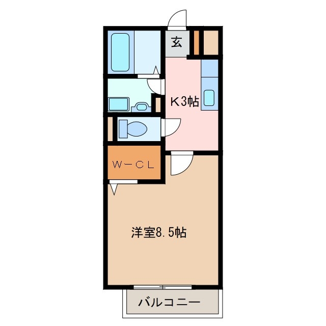 1階の間取り図