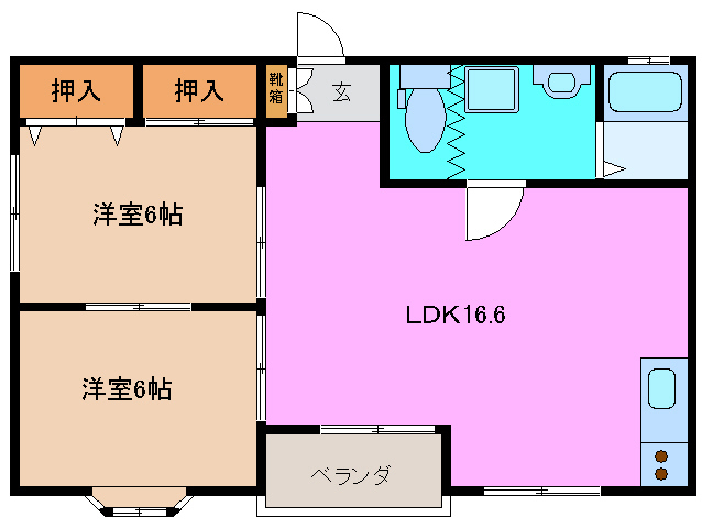 3階の間取り図