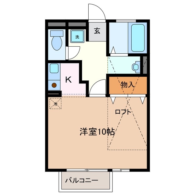 2階の間取り図