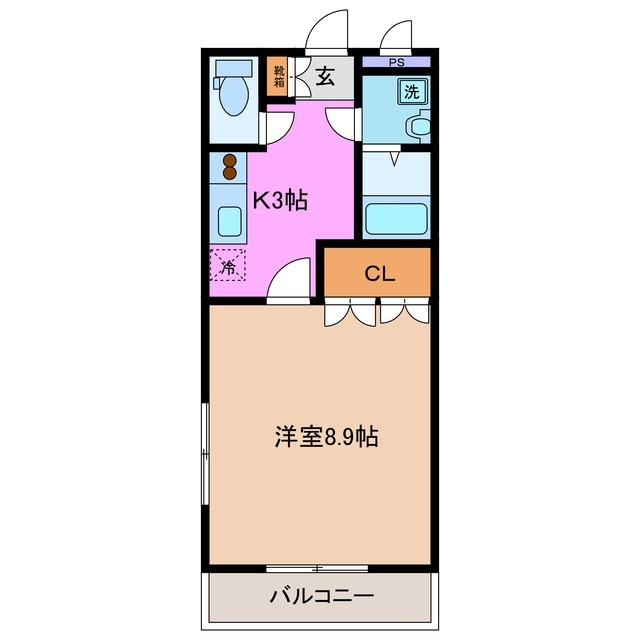 2階の間取り図