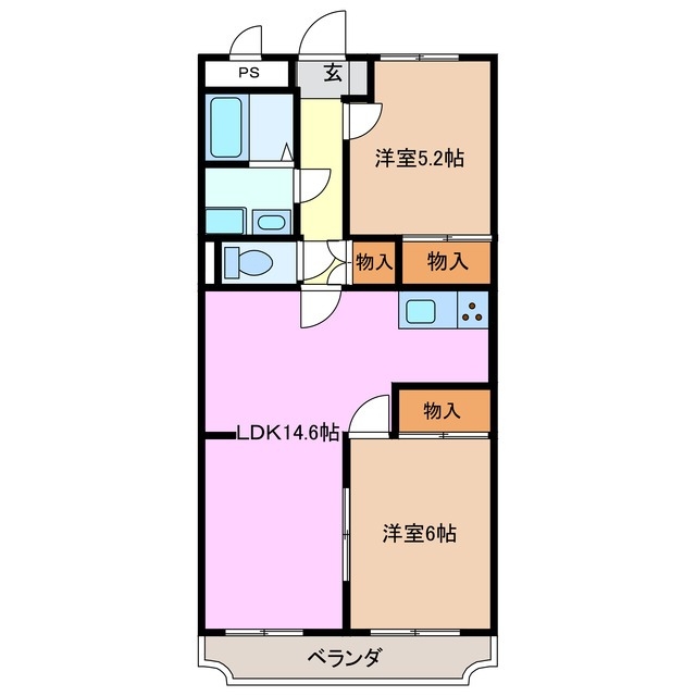 1階の間取り図