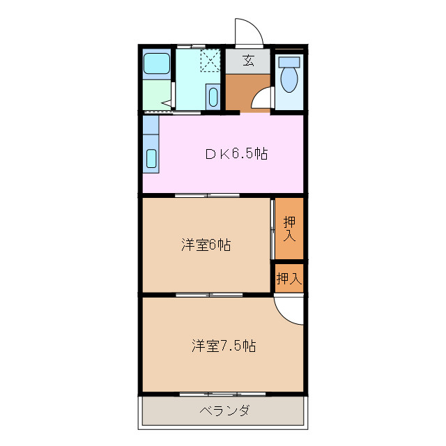 1階の間取り図