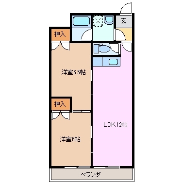 3階の間取り図