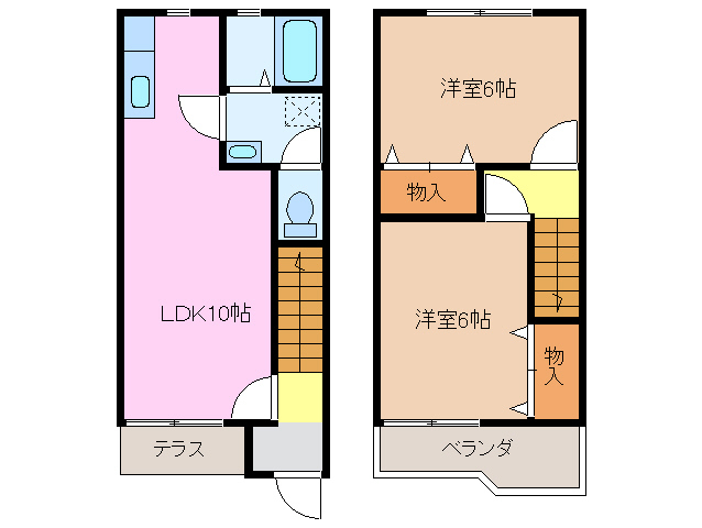 1階の間取り図