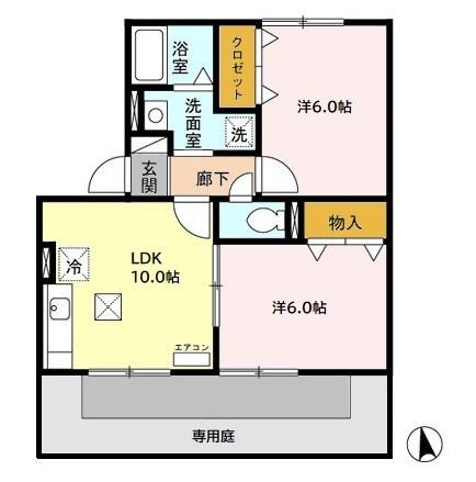 1階の間取り図