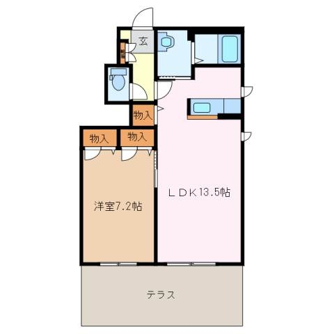 1階の間取り図