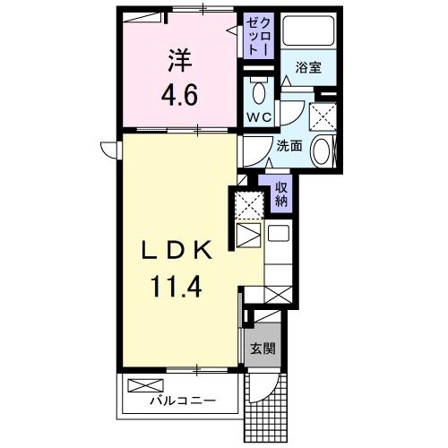 1階の間取り図