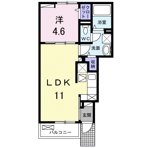 1階の間取り図