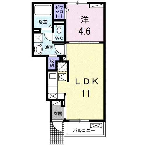 1階の間取り図
