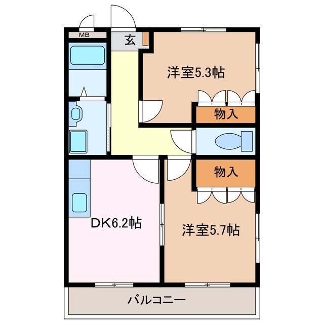 1階の間取り図