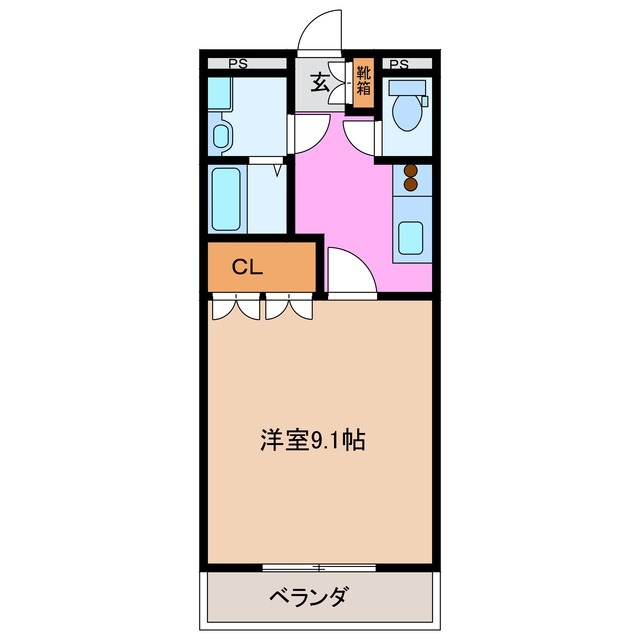 1階の間取り図