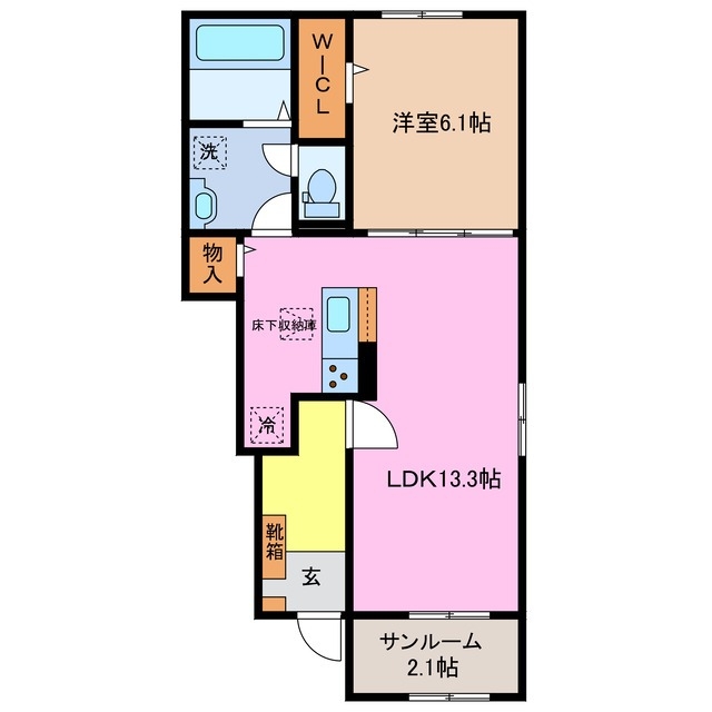 1階の間取り図