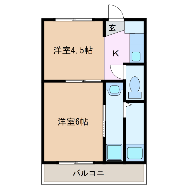 1階の間取り図