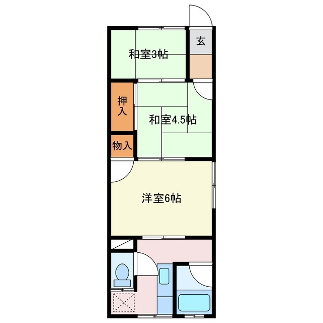 1階の間取り図