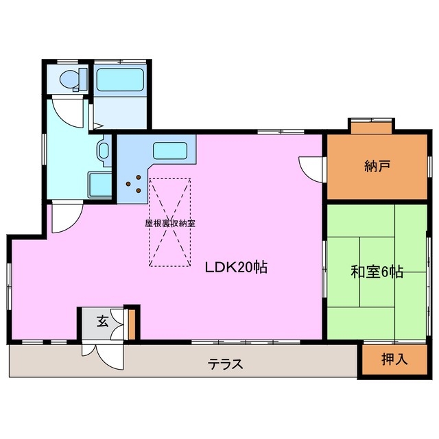 1階の間取り図