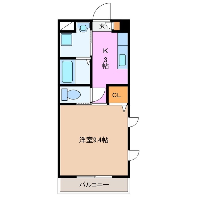 3階の間取り図