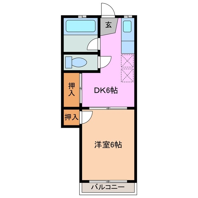 2階の間取り図