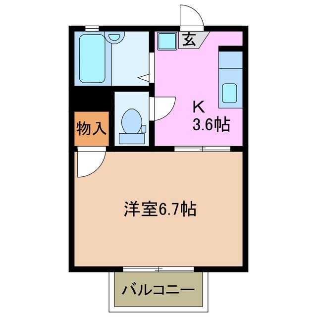1階の間取り図