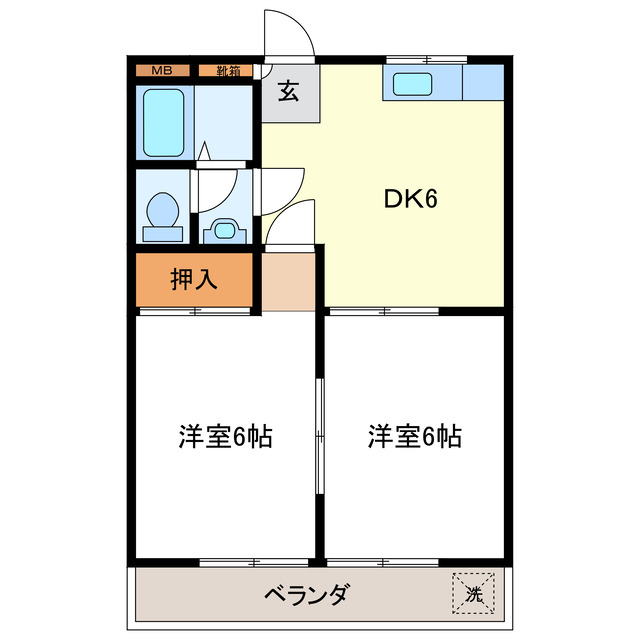 1階の間取り図