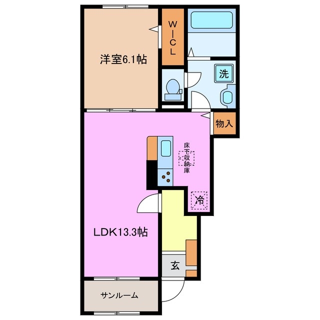 1階の間取り図