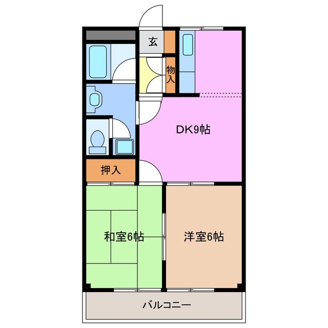 1階の間取り図