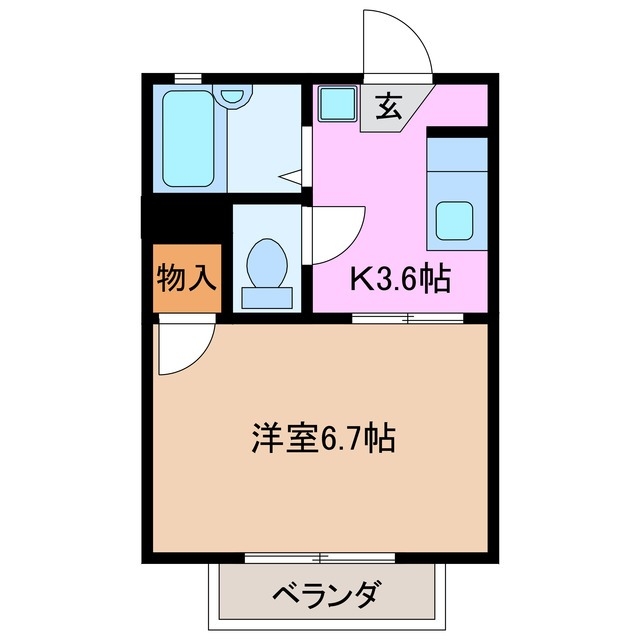 1階の間取り図