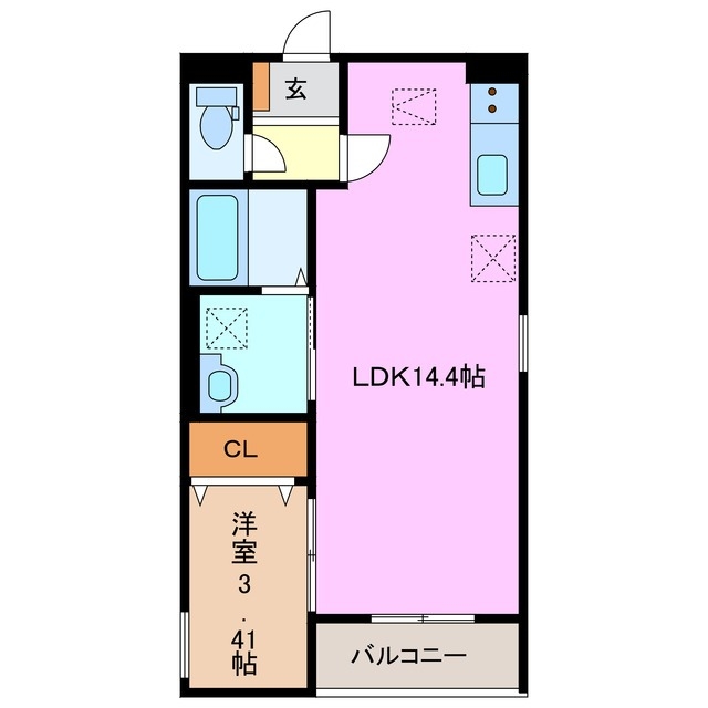 1階の間取り図