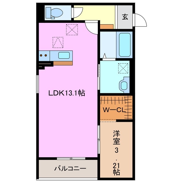 1階の間取り図