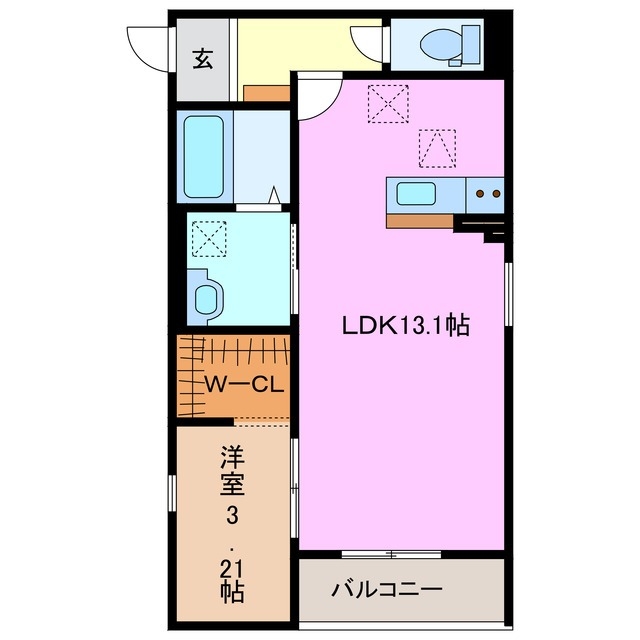 1階の間取り図