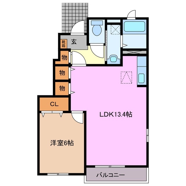 1階の間取り図