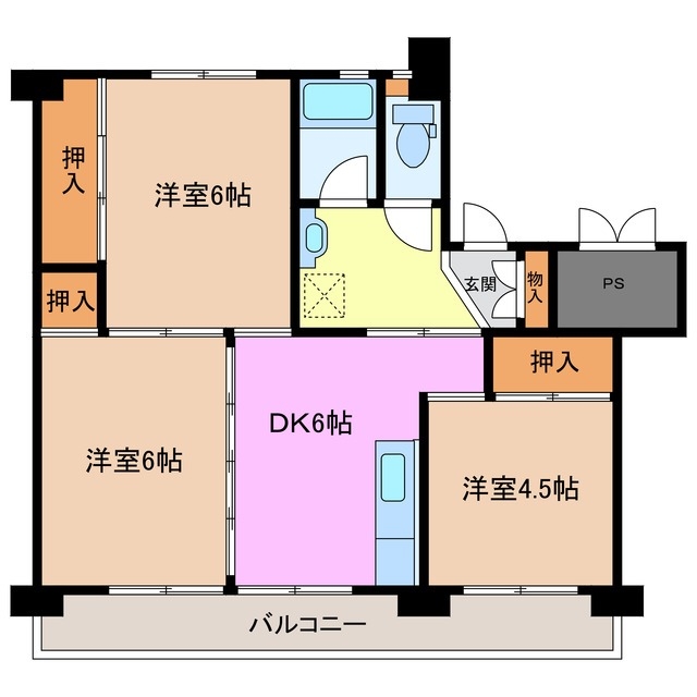1階の間取り図