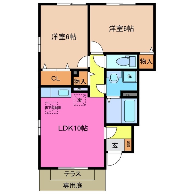 1階の間取り図