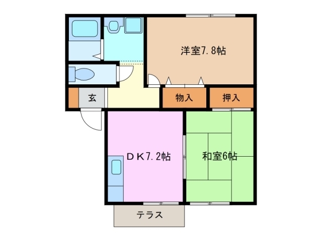 1階の間取り図
