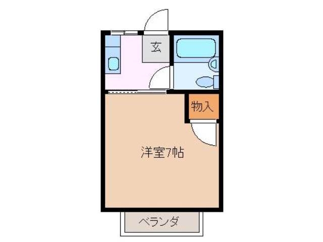 2階の間取り図