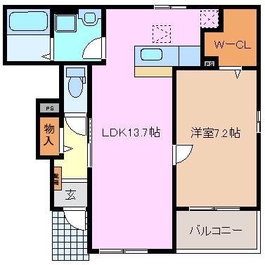 1階の間取り図