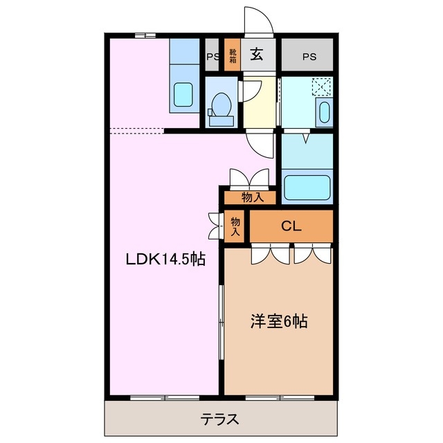 1階の間取り図