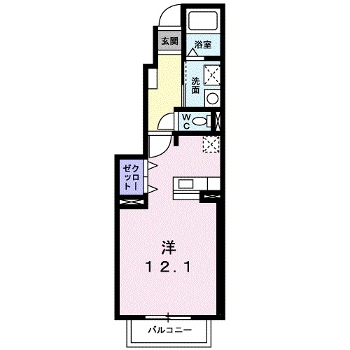 1階の間取り図