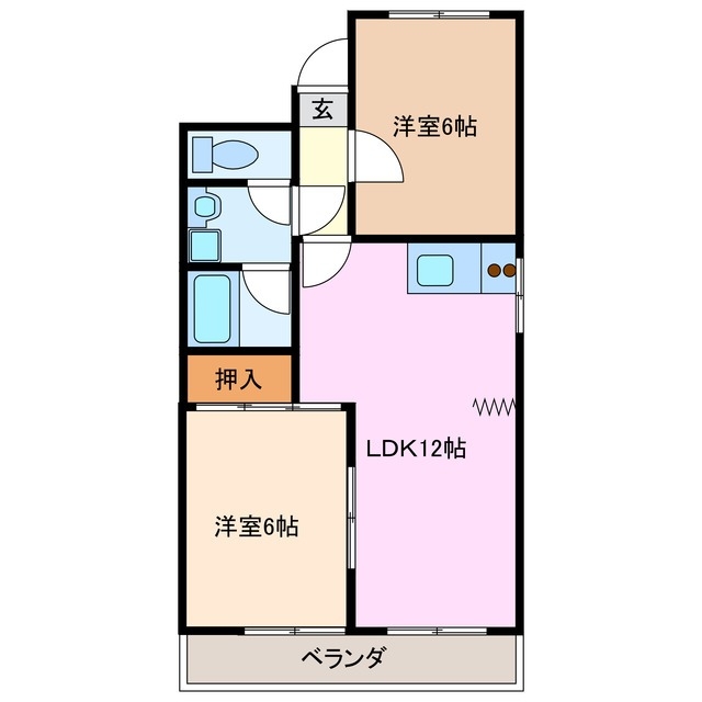 1階の間取り図