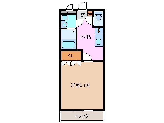 1階の間取り図