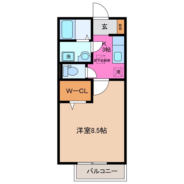 1階の間取り図