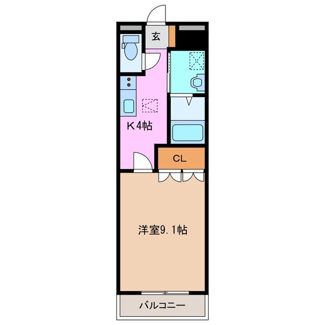 1階の間取り図