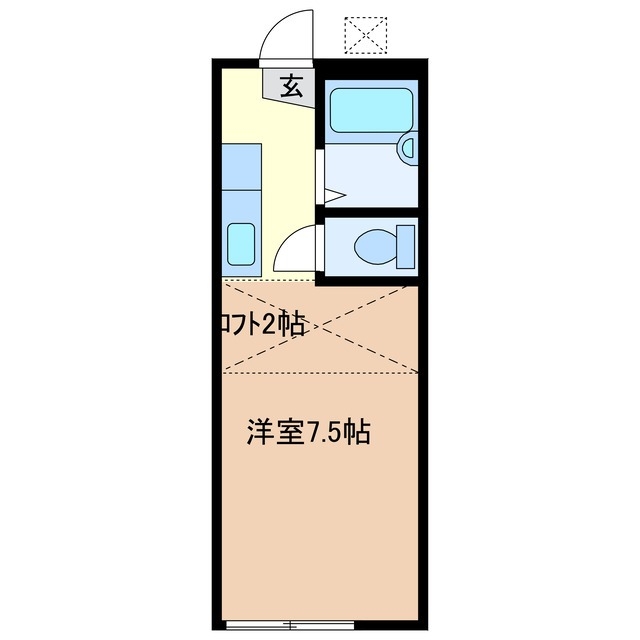 2階の間取り図